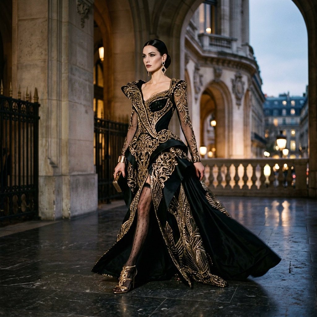 Mervat Brand Haute Couture Silhouette